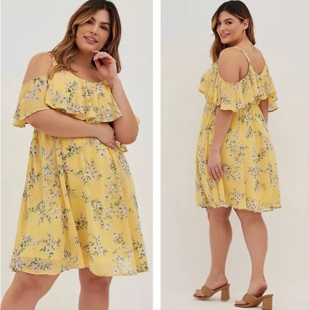 Torrid Chiffon Mini Dress